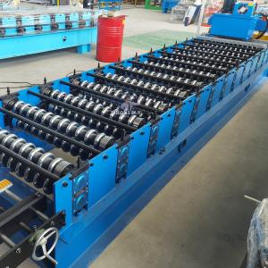 Best 762mm Metal Roof Panel Corrugated Roll Forming Machine 11-13 Rows wholesale