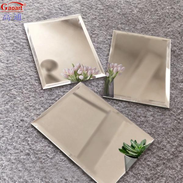 Bath Mirror Square Wall Inflatable Ball Sticker Two-Way Wavy Full Length Decor Mirror