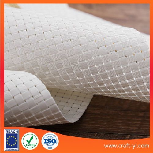 White Color 8x8 Textilene Plus Mesh Fabric Anti-Ultraviolet Ray Pvc Outside Coated