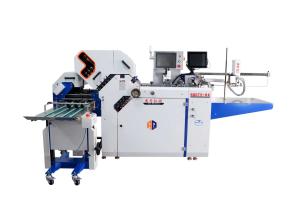 Width 480mm Large Format Leaflets Folding Machine with Cross Folder Machine