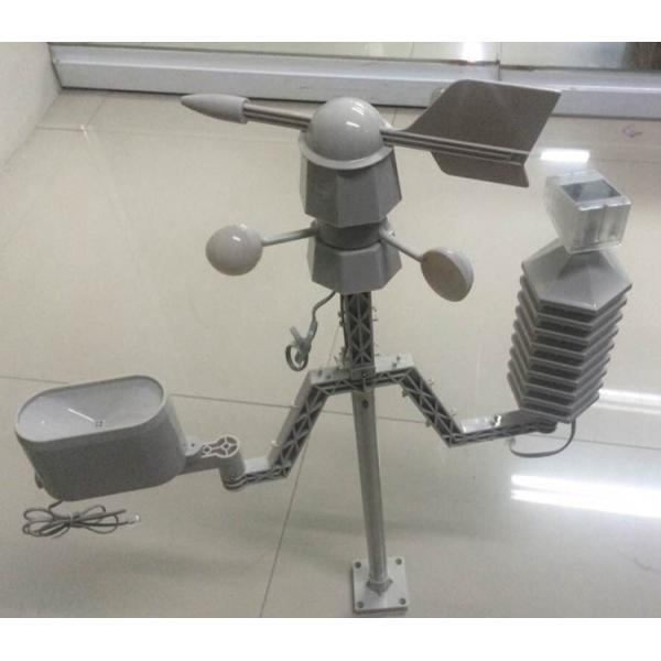 100M Professional Weather Station Thermometer Humidity Rain Pressure Data Recorder With PC Solar Power Wireless Weather