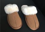 AUSTRALIA kids Sheepskin Slippers Chestnut Winter Warm Indoor Shoes