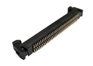 China 1.27 Mm Pin Header 68 Pin SMT Type Trough Hole Right Angle Header Connector on sale