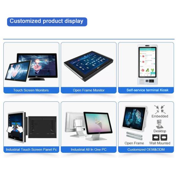 OEM Self Ordering Kiosk POS Terminal Shopping Terminal Windows System
