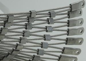 Best 316l Zoo 7x7 Flexible Stainless Steel Cable Netting Rope Mesh wholesale
