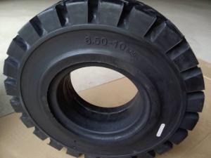 China LK301 Patten 6.50 10 Solid Forklift Tires , Solid Rubber Tires For Forklifts on sale