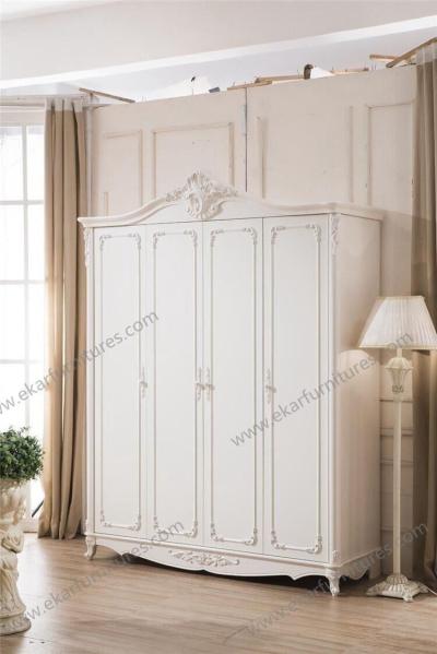 Cheap Classical Bedroom Furniture Doors Designer Wooden Wardrobe D-9003 for sale