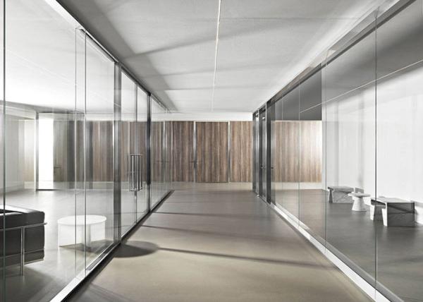 Cheap Modern Office Interior Glass Partition Walls Systems High Sound Insulation Custom for sale