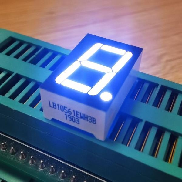 Cheap Single Digit 7 Segment LED Display White Common Anode for Digital Indicator for sale