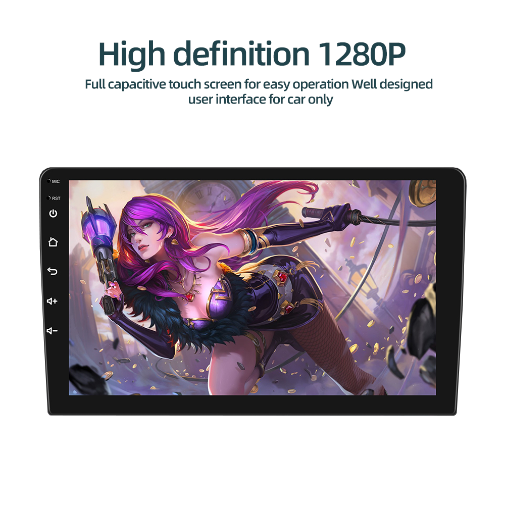 Backup Camera Universal Double Din 2 32GB Car Radio 7 9 10 Inch Android MP5 Player