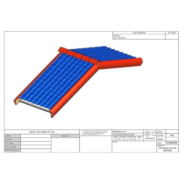 Galvalume PPGI Roofing System Ridge Capping Roll Forming Machine With 0.3-0.8mm Thickness Metal Steel