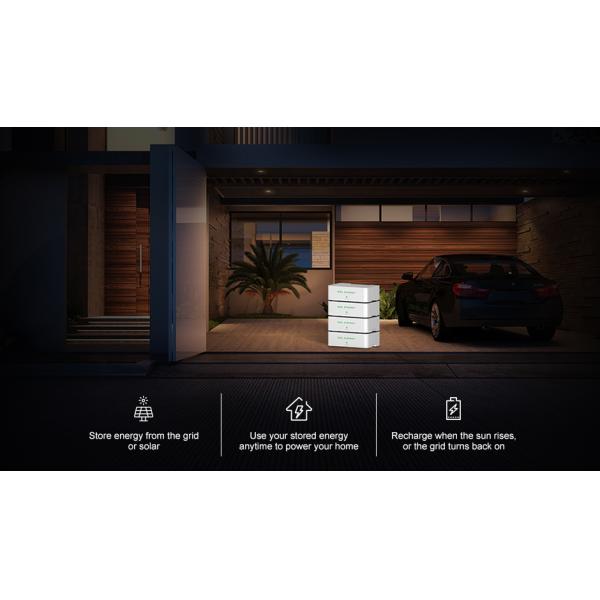 LiFePO4 Lithium Battery Cabinet For Home Power Storage Solar System