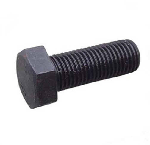 Grade 8.8 Full Threaded Steel Hex Bolt Din 933 M3 - M42 Size Black Color