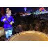 Blue Legendary Figures Handcrafted colorful Lanterns Decorate Amusement Theme Park for sale