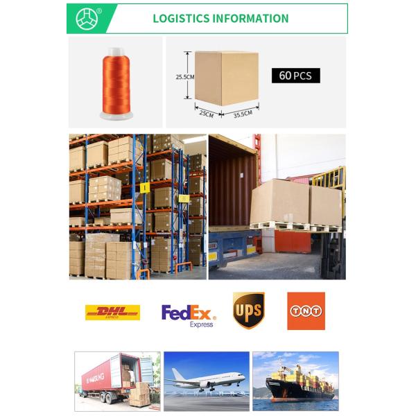 27 Colors Polyester 150D/2 Luminous Thread for Jean Sewing Reflective Embroidery Thread