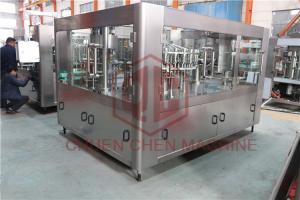 Flavored Juice Glass Bottle Filling Machine Medium Scale Gravity Fillier System