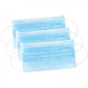 Best Mouth Protective Dust Face Mask , 3 Ply Non Woven Protective Disposable Face Mask wholesale