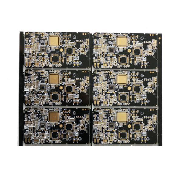 24G High Frequency Double Sided PCB Board Multilayer Green Solder Mask Black Silk Screen