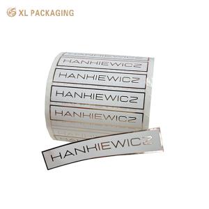 Custom Printed Packaging Paper Sticker Label Roll Adhesive Art Paper Label Sticker