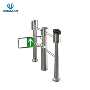 Bidirectional Single Pole Security Swing Barrier Turnstile Remote Access Control System