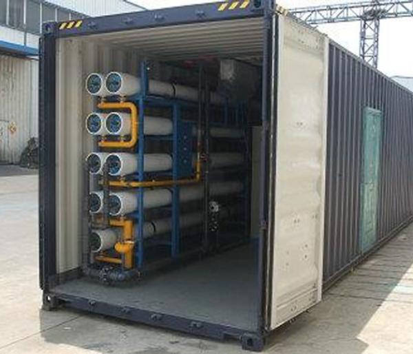 Cheap Mobile Containerized Drinking Water Treatment System 1000L/Hour for sale