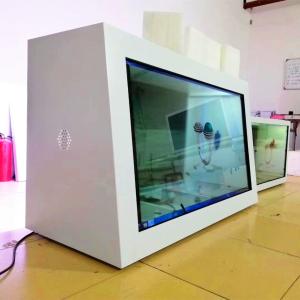 China Full Color Transparent LCD Screen With USB Update Android OS Windows 8.1/10 on sale