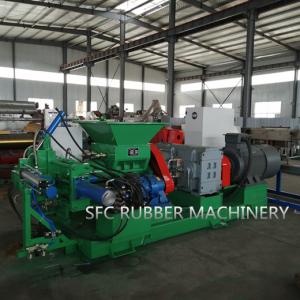 Best Double Arm Feed Rubber Refiner Strainer Extruder With Horizontal Structure wholesale