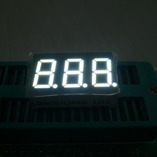 Cheap 0.56" 3 Digit 7 Segment LED Display For Digital Temperature / Humidity Indicators for sale