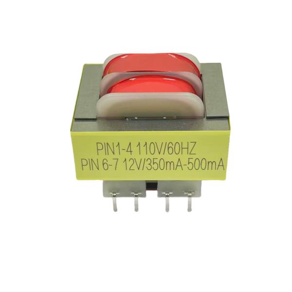 Cheap Low Frequency Step Down Transformer EI41 Power Transformer Pins 4+4 110V-12V for sale