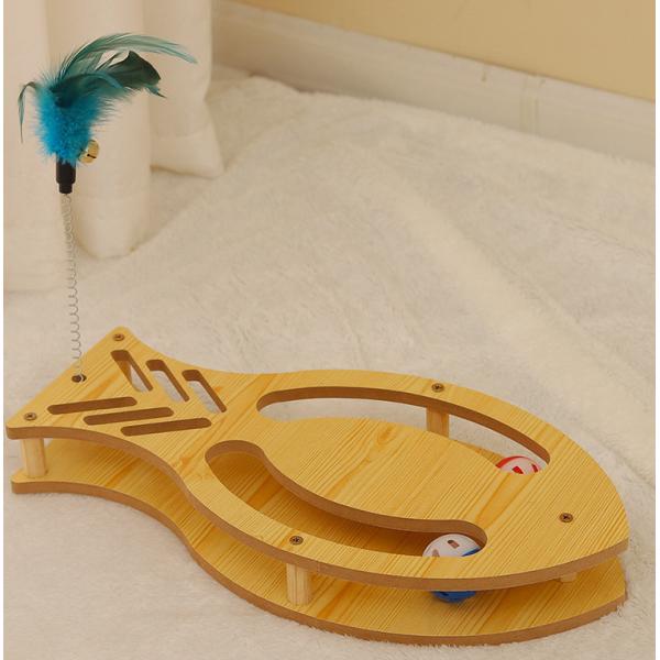 Interactive cat scratcher 