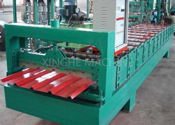 PCL Control Roofing Sheet Roll Forming Machine With Plate Bending Machine