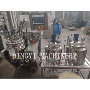 Best Stainless Steel Cosmetic Cream Manufacturing Equipment With Pre Mixing Tank wholesale