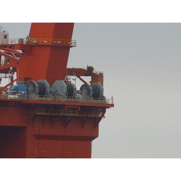Three Layers Spooling Winch Drums with LBS Grooving for Lifting