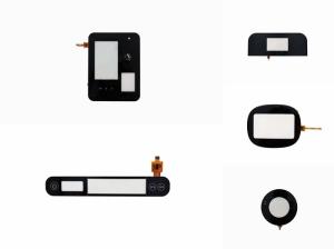 Round Capacitive Touchscreen Panel  I2C Interface Waterproof PCAP Touch Display
