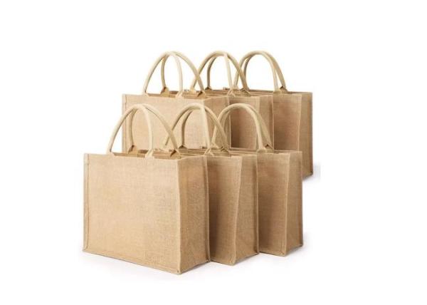 Cheap Foldable Burlap Reusable Shopping Bags Multipurpose Practical for sale