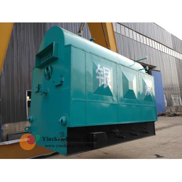 Moving Grate Biomass Fired Steam Boiler , Horizontal Fire Tube Boiler 1-4 T/H