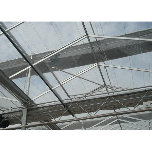 Weldless Multi Span Greenhouse Galvanized Frame For Bountiful Flower