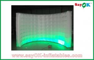 Best 210D Oxford Cloth Office Decoration Inflatable Curve White Led Wall wholesale