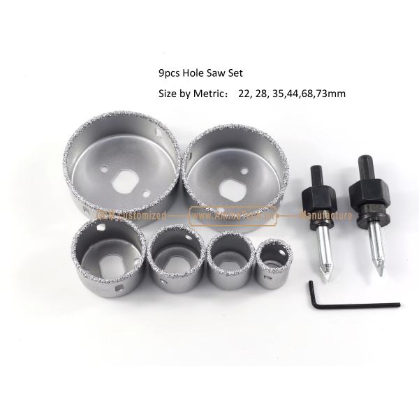 9pcs Hole Saw Set