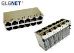 1000Base T Transformer Rj45 POE Magjack Right Angle 12 Port In 2 Rows