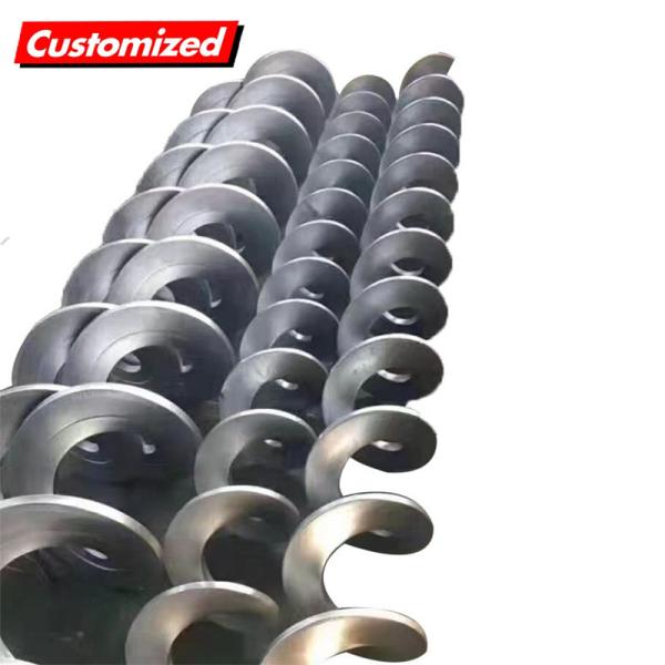 Cheap New Continuous Screw Blade Stainless Steel Spiral Auger For Manufacturing Plant And Harvester Spiral Conveyor Easy Operation Screw Conveyor for sale