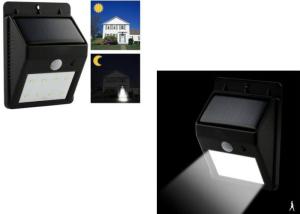 LED Solar Power Bright White Light Motion Sensor Wall Garden Street PIR Lamp Motion Sensor Light