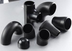 Best 1.5D Long Radius Pipe Elbow Seamless Pipe Fittings STD ASME A234 SCH40 MS Black Painted wholesale