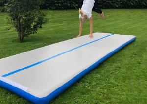 Best Custom Made Color Inflatable Air Track Drop Stitch Fabric Jump Higher Inflatable Gymnastics Mats wholesale