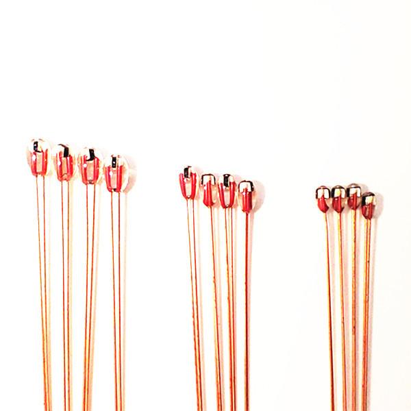 Cheap Glass Coating Ntc Thermistor Sensor For Car And Refrigerator 10kohm 3435K 1% for sale