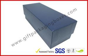 Best HI Glossy Leather paper lid and base box with black / grey FOAM inner wholesale