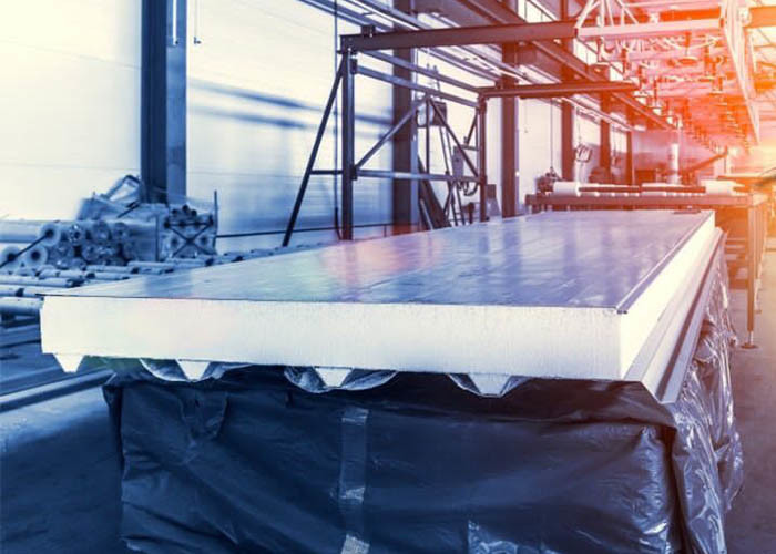 Best Automatic Sawing PU Sandwich Panel Continuous Production Line wholesale