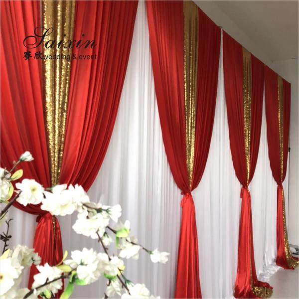 Unique design curve 4 pcs set acrylic stand for wedding stage decoration
