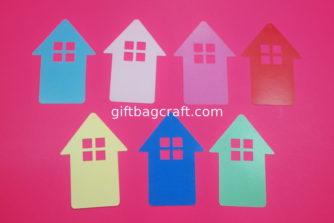 kraft paper hang tag art paper tag customize shape size and any color