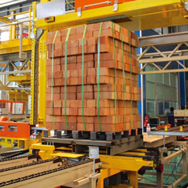 ISO Automatic Brick Making Machine 40kw Packing Brick Production Line